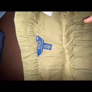 Boys polo cotton lined pants
